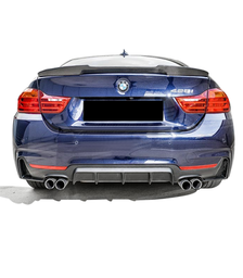 BMW 4 Serisi F32 F33 F36 435i M Performance Arka Difüzör Sağ Sol Çift Çıkış